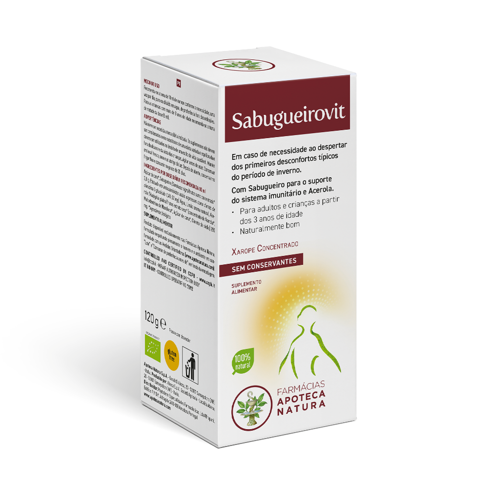Sabugueirovit - Xarope concentrado - Apoteca Natura