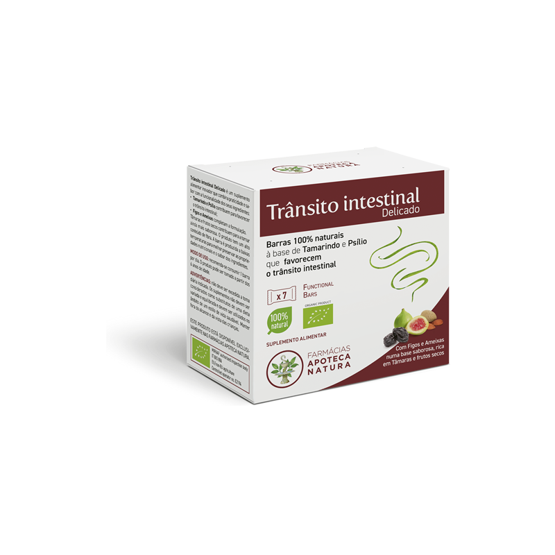 Trânsito intestinal  Delicado - Functional bars - Apoteca Natura