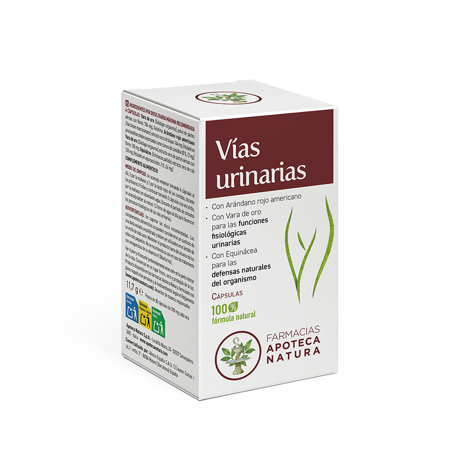 Vias urinárias - Cápsulas - Apoteca Natura