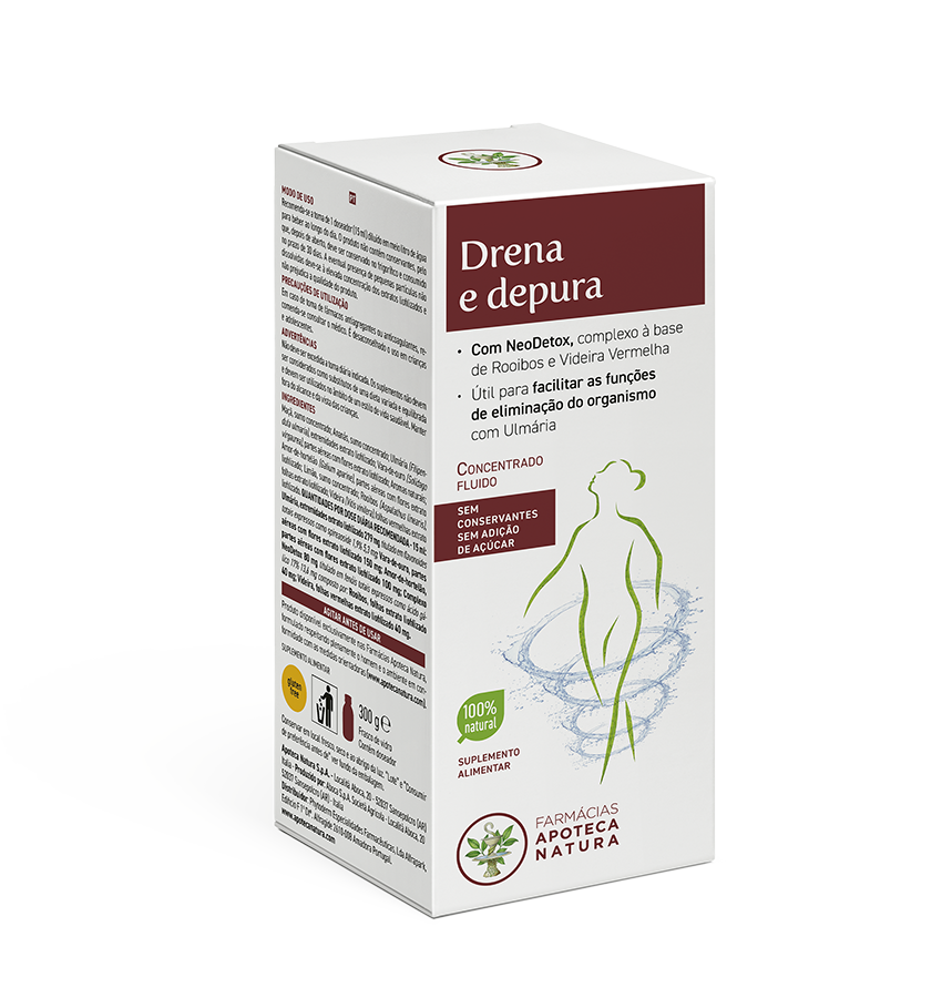 Drena e depura - Concentrado fluido - Apoteca Natura