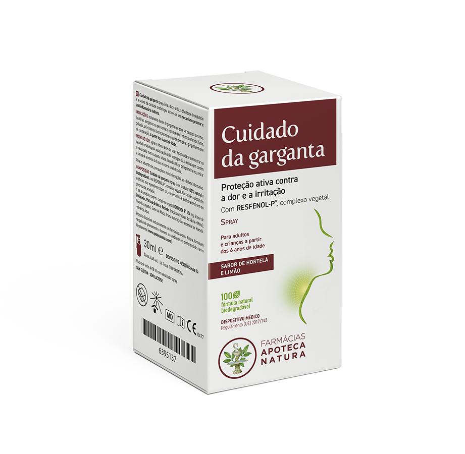 Cuidado da garganta | Spray - Apoteca Natura